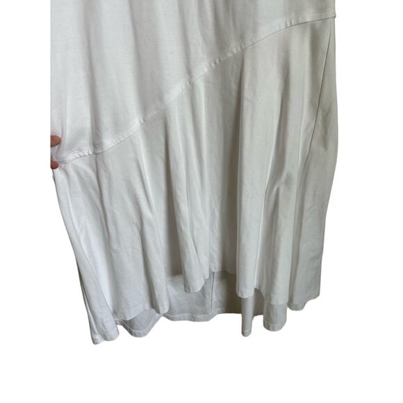 CÉDRIC CHARLIER Cotton Cinched Hi low Midi Dress - Picture 5 of 14